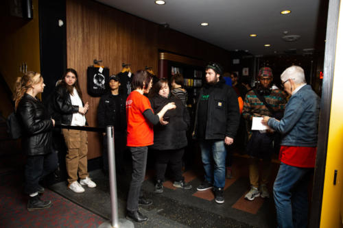 Hot Docs Ted Rogers Cinema great staff help get all 650 people into the venue!