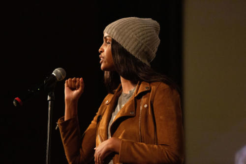 Ifrah Hussein. Canadian Individual Poetry Slam Champion. Calibration poet in 2020