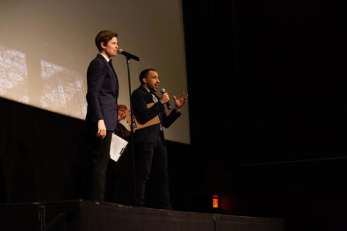 Tanya and Luke cohosting 2020
